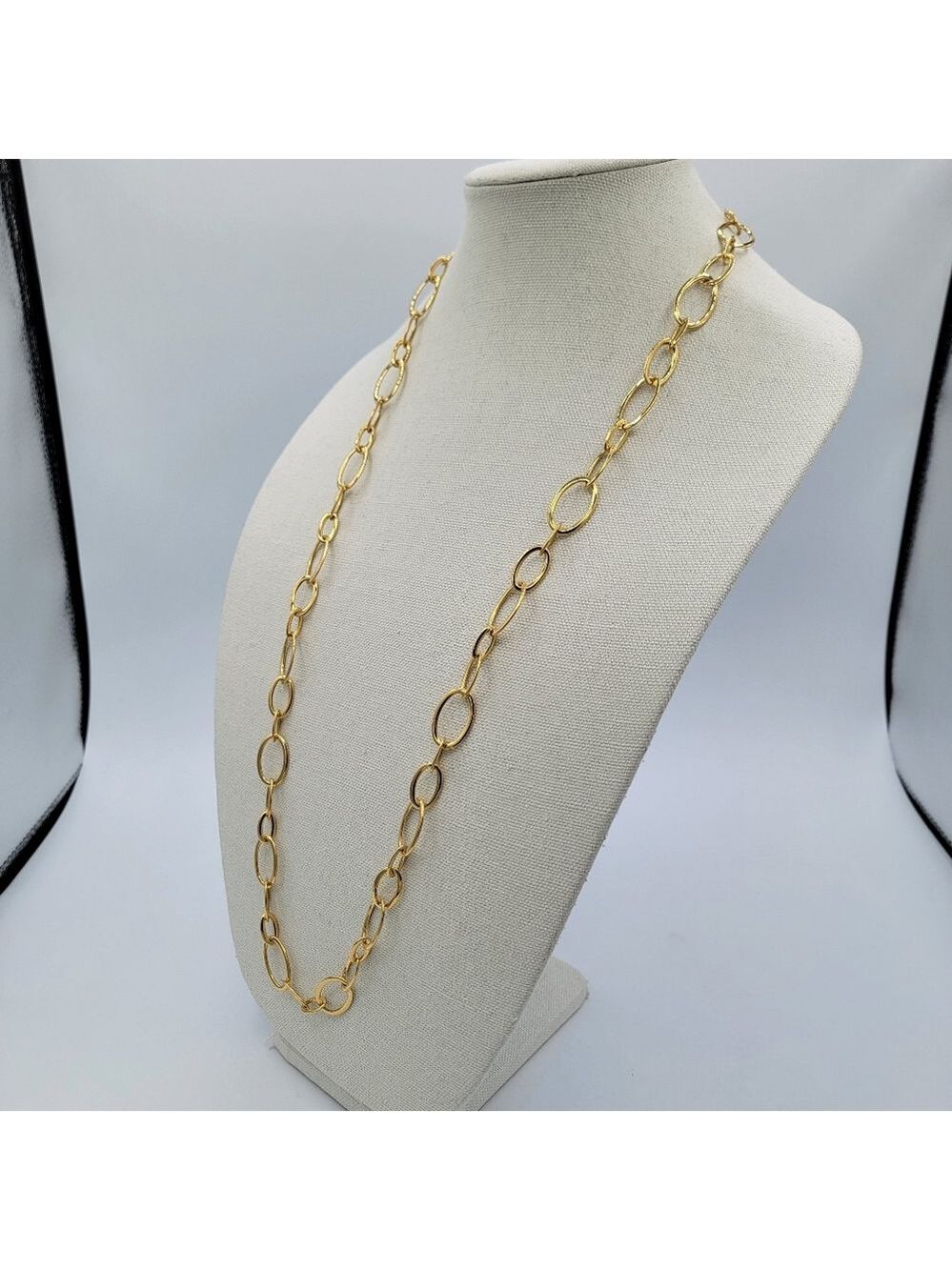 Vintage Joan Rivers Gold Necklace #2903